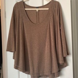 Flowy, oversized free people shirt